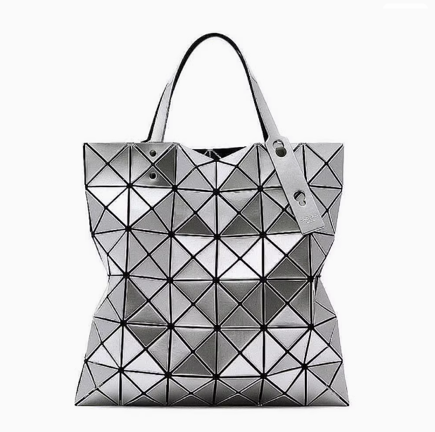 日本直邮Issey Miyake三宅一生女士菱格亮面手提包时尚包AG053-15